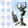 Monópodes de selfie Mens Multifuncionais Handheld Universal Joint Stabilizer com luzes LED adequadas para iPhone Android WX em tempo real WX