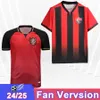 24 25 Vitoria Herren Fußballtrikots Jadson Roberto Eduardo Santos Home 2024 Northeast Cup Fußballhemden Kurzarm Uniformen