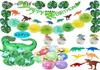 Dinosaurierparty liefert Little Dino Party Thema Dekorationen Banner Ballon Set für Kinder Junge 1. Geburtstagsfeier Babyparty Dekor 23784687