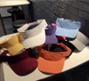 Zomerzon Visors Hoed Caps Sport snel droge zon hoeden vizieren sportzon vizieren voor vrouwen echte zwarte witte strand cap26999644