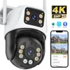 8MP 4K PTZ Camera IP Outdoor WIFI kamera WIFI HD 4MP H.265 BEZPOŁECZNE SEBYWILNOŚCI CCTV 4MP AI śledzenie P2P Onvif ICSEE 240430