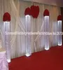 Wedding Walk Way Way Flower Stage Stage Sela pilastro di colonna di cristallo arilico per la decorazione del matrimonio1236306