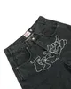 Y2k shorts hip hop denim gym mens 2023 harajuku mode décontracté punk rock gothique masculine basketball de rue 240426