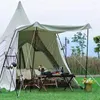 Tentes et abris en plein air Camping Pyramide Sun Sun Rain Protection One Room Hall Family Tent