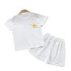 Комплекты одежды летняя пижама шорты футболки с 2 частями детские мальчики девочки девочки хлопок повседневная одежда костюма 3-7 лет