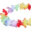 Dekorative Blumen 4/10pcs Hawaii künstliche Blumen Halskette Hawaiian Leis Kranz Garland Sommer Beach Party DIY Dekorationen