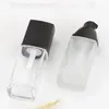 Garrafas de armazenamento 30 ml de vidro fosco recarregável garrafa vazia para loção creme líquido Creme cosmético E1YF