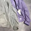 Ochrona przeciwsłoneczna WindbreakerDesigner Women Summer Windbreaker Krótka haftowana odznaka plisowana szczupła lekka krem ​​przeciwsłoneczna luźna oddychająca kurtka Mengjia Mark