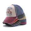Ball Caps American Cotton Washed Baseball Hat Spring/Summer Button Hip Hop Fit Outdoor Leisure Multi Color Mens and Womens Q240429