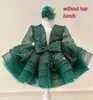 Robes de fille princesse filles paillettes robes de bal fête tutu robes bébé enfants fleur fleur fille anniversaire fête vestidos enfants vêtements