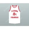 カスタムカイルローリー7 Tijuana Piranhas Basketball Jersey Mexican Expansion TeamすべてのステッチサイズS M L XL XXL 3XL 4XL 5XL 6XL最高品質