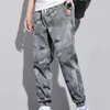 Herenbroeken Heren Laadbroek Camouflage Letter Jogger broek Hip-Hop Mid Rise zomer Casual sportbroek Techwear Anime Moletom Masculino J240429