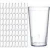 20 gram luxe glazen bekers voor watercateringkeukens Clear Cup Set Pack van 72 drinkglazen Drinkware Beer Mok 240429