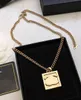 C Women Designer Choker Necklace CClies Simple Pendant Necklace Copper Luxury Brand Sets jewelry Wholesale 658988