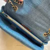 Nouveau sac de jean Pours-Pours Pourse Tabby Sac à épaule Tabby Femmes Sacs de créateurs de haute qualité Sacs à main classiques CBAG HOBO CROSSBOCK WALTLET 240322