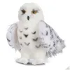 Stuffed Plush Animals Quality Premium 3 Size Douglas Wizard Snowy White P Hedwig Owl Toy Cute Animal Doll Kids Gift 7.5 Inch 10 12 Dro Otp9J