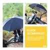 Paraplyer lifkom mini för regn telefon regn 4 pack universal justerbar piggy stativ sol visir skugga skugga