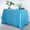 Tkanina stołowa A104Tablecloth Solid Color Square Conference El Tablecloth Restaurant Round Home Producent Direct
