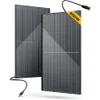 Pannello solare mono -efficienza ad alta efficienza da 200 watts per camper, campeggio, casa, barca - 23% efficienza Modulo monocristallino, caricatore 12v compatibile - soluzione di potenza off -grid