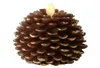 Candele del cono di pino a LED KSPERWAY 35 x 4 candele senza fiamma a batteria senza fine con Timer Brown T2006013379201