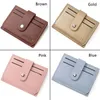 Wallets Fashion Pu Leather Money Clips Bifold Multi Card Pockets Business Slim Holder Id Case Men Men Purse Wallet