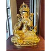Dekorativa figurer Partihandel Gilding Brass Buddha Statue Buddhism Home Family Temple Protection Guanyin Tara Sakyamuni Guru Rinpoche