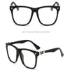 Men Women Fashion -bril op frame -naam Brandontwerper Plain Glasses Optische brillen Myopie Oculos 265T