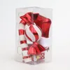 クリスマスの装飾プラスチックのつまらないクリスマスツリーペンダントお祝いの吊りキャンディケインギフトボックスストッキングホリデー