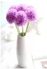 Hele 10 -stcs decoratieve kunstmatige slikbloemen Hydrangea groene uienbal imitatie bloemen wieden thuis decor festival feest 8676278