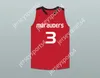 Custom Nay Name Mens Youth/Kinder Bobby Jones 54 South Mecklenburg High School Sabres Red Basketball Trikot Top S-6xl