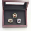 Rings de banda 1996 2001 2022 New Colorado Avalanche NHL Hockey Champion Ring 3 Peças Conjunto DZNO