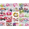 Hondenkleding 100 pk/lot Pet Puppy Tie Bow Ties Cat Neckties verzorgingsbenodigdheden voor kleine middelste 4 Model LY05 Drop Delivery Home Garden DHDN7