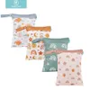 Sacs à couches Happyflute Wetbag pour les couches de bébé Nappies Sac à couches réutilisables étanches avec deux fermetures à glissière 30cmx40cm D240429