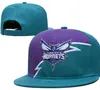 Charlotte''hornets'''ball Caps花パッチされたスナップバック帽子スポーツチームバスケットボールシカゴハット23-24チャンピオンズ野球キャップ2024ファイナルスポーツ調整可能なチャポーA0