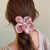 Neue Frühlingsperlen -Scunchies Stirnband Hair Band Ins feenfarbige Blumenhaarseil weibliche Mädchen Binden Haarzubehör