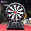 Factory Direct 4mH (13.2ft) met 6balls advertentie opblaasbaar Dart Board Shooting Games Inflatie Sport Theme Event voor kinderen Volwassen spelen met Air Blower Toys Sports