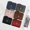 Portefeuilles Small Fashion Credit Card Holder Slim Leather Wallet With Coin Pocket Man Money Bag Case for Men Mini Women Business Purse