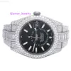 Hoge kwaliteit mechanische diamant horloges VVS Moissanite Iced Watch voor mannen vrouwen