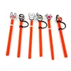 Drinking Straws Custom Bad Bunny Etc Pattern Soft Sile St Toppers Accessories Er Charms Reusable Splash Proof Dust Plug Decorative 8Mm Otmyo