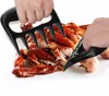 Zwart Meat Bear Claws Plastic Forks BBQ Shredder Chicken Separator Easy Clean Use Barbecue Keukengereedschap6365159