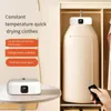 Hangers draagbare kledingdroger voor appartementen Home Travel RVS Compacte opvouwbare mini -elektrische wasserette met tas