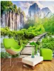 beautiful scenery wallpapers Landscape waterfall wallpapers garden landscape background wall background painting6092761