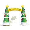 Decorazione natalizia Arco gonfiabile Arco dell'albero di Natale con soffiante incluso in vendita