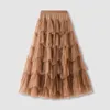 Skirts Women's Fashion A Line Pleated Skirt Long Tutu Denim Skater For Women Girls Twin Size Bed