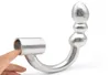 Metall Anal Hook med 3 Ball Penis Sleeve Butt Plug Anus Hook Butt Stopper Fetish Bondage Sex Toys For Par H81317983815