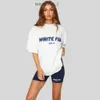 T-shirt sweat-shirt white foxx chemise t-shirt t-shirt de qualité coton tees décontractée pour hommes shorts street slip fit hop streetwear tshirts white foxx set 573