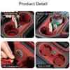 Porte-tasse de voiture en silicone pour Cayenne 2018-2024 Console Console Contexte de bouteille inser