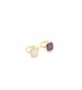 Cluster Rings Druzy Fashion Natural Amethysts Rose Quartzs Square для женщин для женщин друзей подарки на день рождения1855959