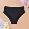 Mutandine femminile Rise Mid Solid Colore Sexy Women Underwear Sporty Elastic comodo asciugatura rapida Adattata per ragazze traspiranti