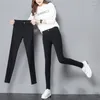 Pantaloni da donna s-5xl plus size donne magiche matita elastica in vita elastico in vita magro elastico coreano autunno ragazza dei pantaloni